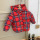 Girls Down Jacket Warm Children's Clothing Plaid